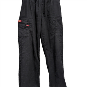Dickies Black Scrub Bottoms Relaxed Fit